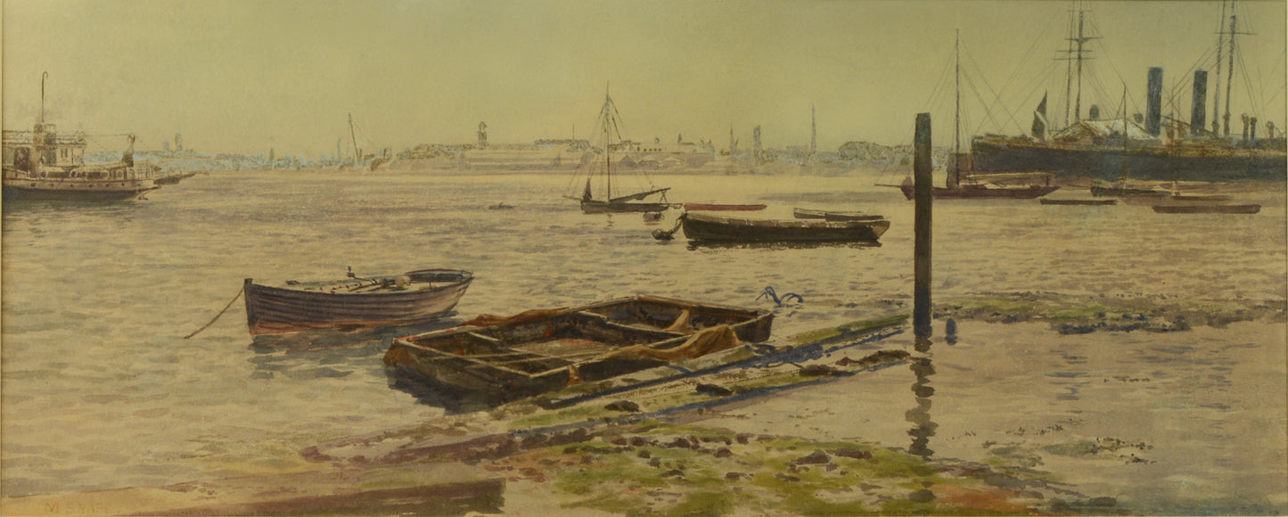 Woolston, Southampton - watercolour by Martin Snape
