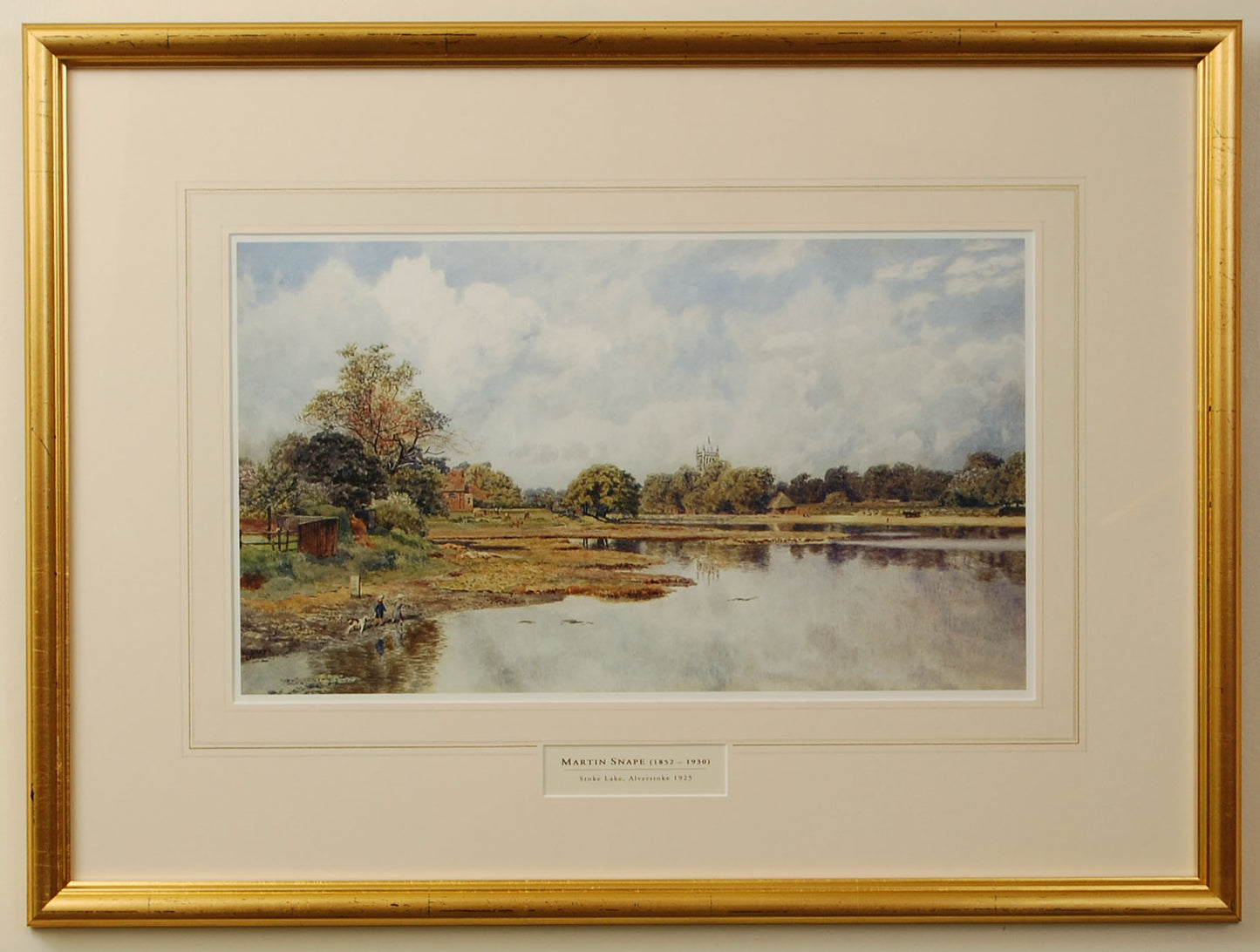 Print of Stoke Lake, Alverstoke by Martin Snape