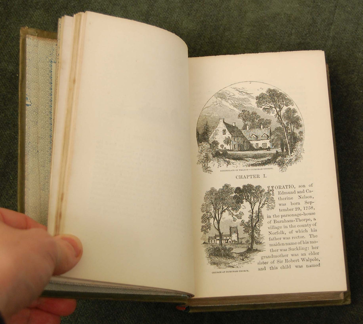 Antiquarian Book - The Life of Nelson by Robert Southey, 1861