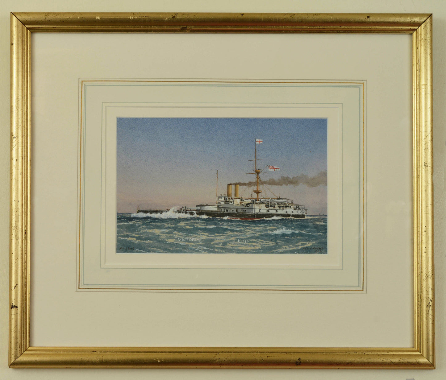 William Frederick Mitchell - HMS Victoria / HMS Centurion / HMS Drake / HMS Ramillies