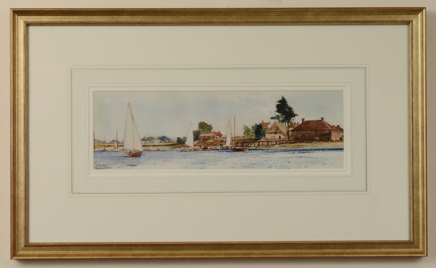 Itchenor, West Sussex - Watercolour by Charles Dixon