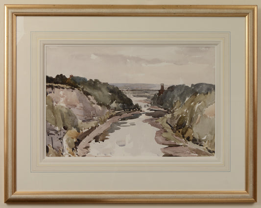 Clifton Suspension Bridge - Watercolour by Edward Wesson