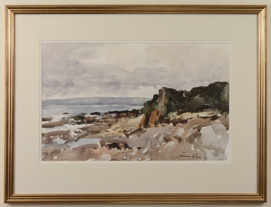 The West Coast of Arran, Scotland - Watercolour by Edward Wesson