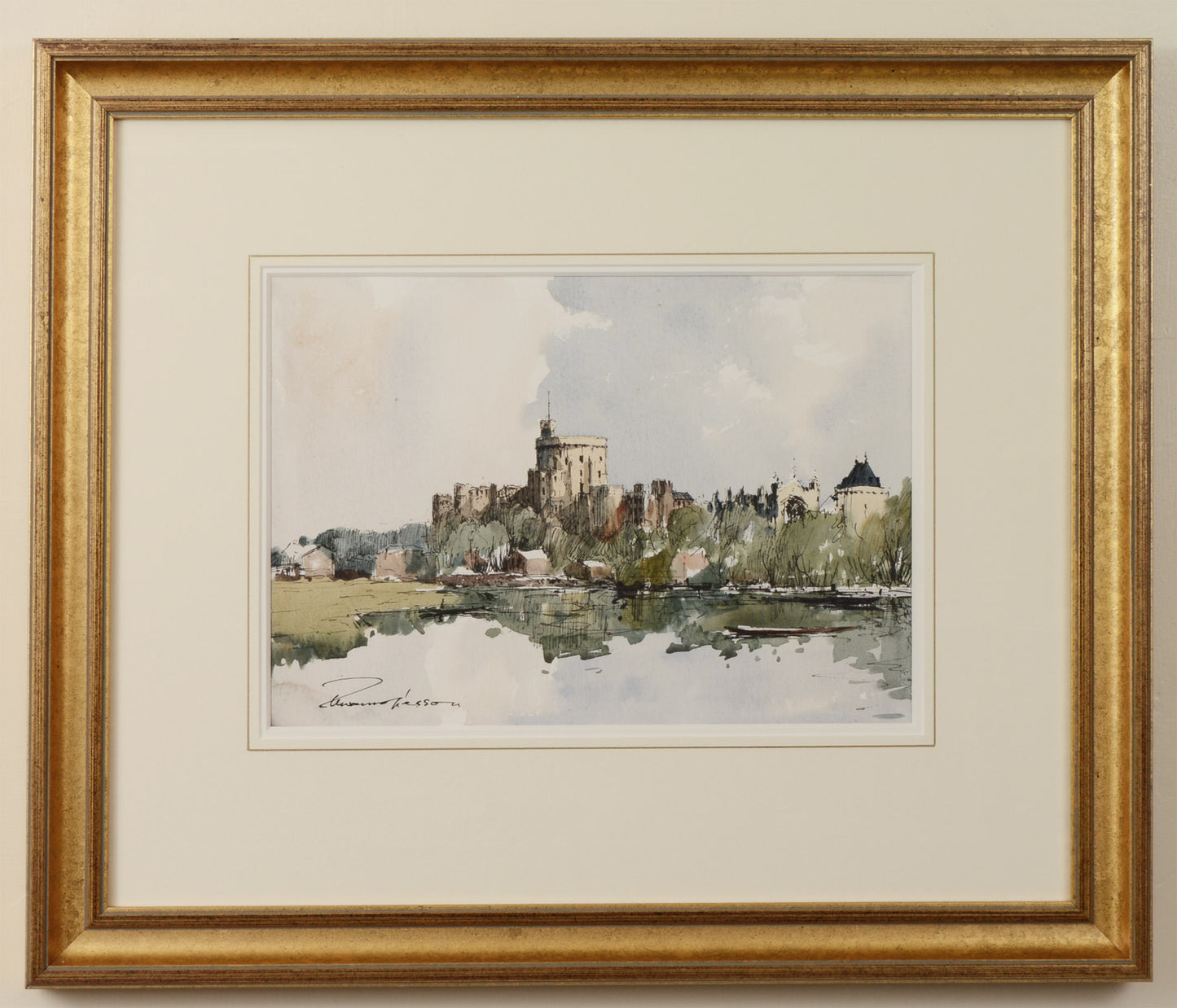 Windsor Castle - Watercolor by Edward Wesson