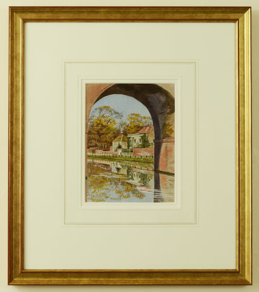 View of Fareham Industrial Home on Wallington Shore Road, painted by Martin Snape about 1900
