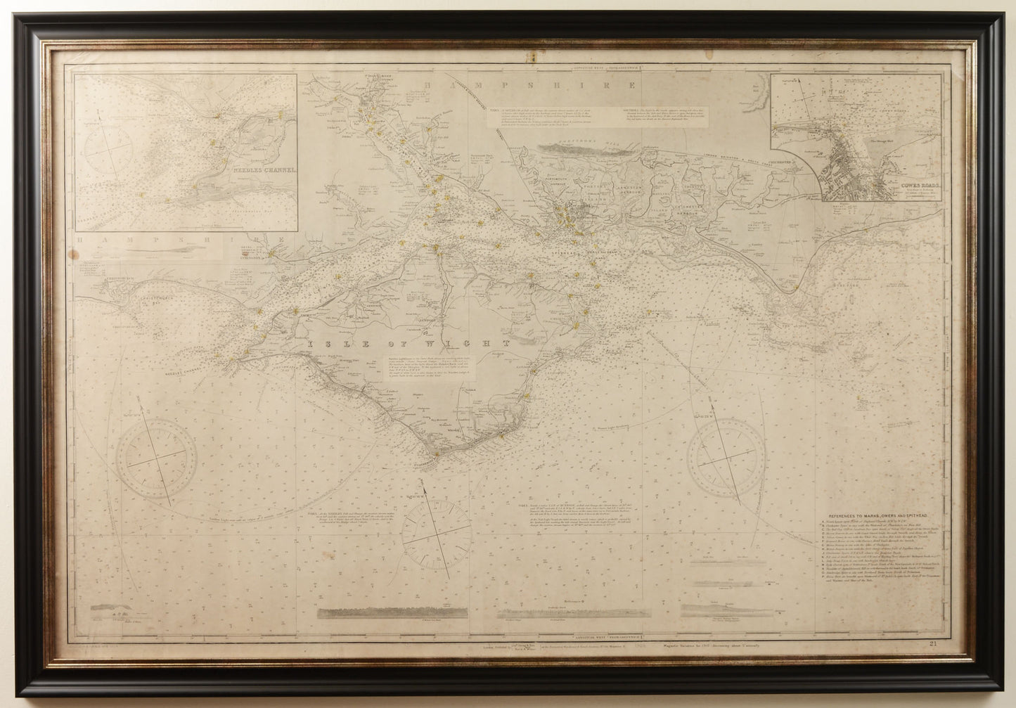 Imray Chart of The Solent and Surrounding Waters