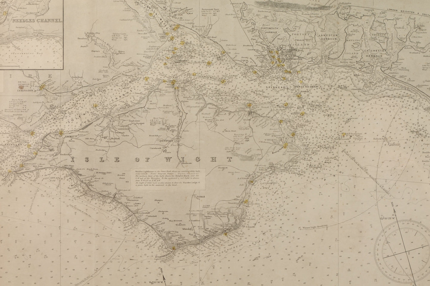 Imray Chart of The Solent and Surrounding Waters