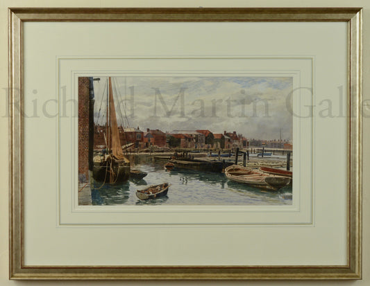 Harbour Row, Gosport - watercolour by Martin Snape
