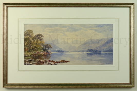 View in the Lake District, from a watercolour by Martin Snape c.1920