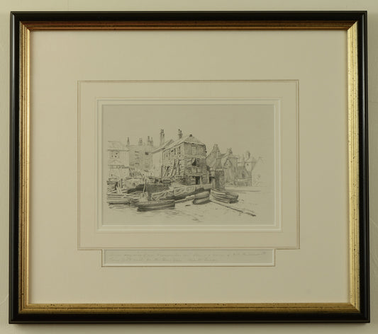 Old Portsmouth - lithograph by Martin Snape