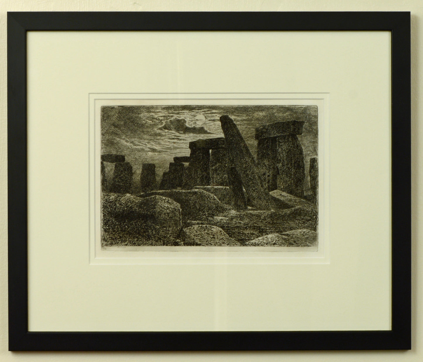 Stonehenge - etching by Martin Snape