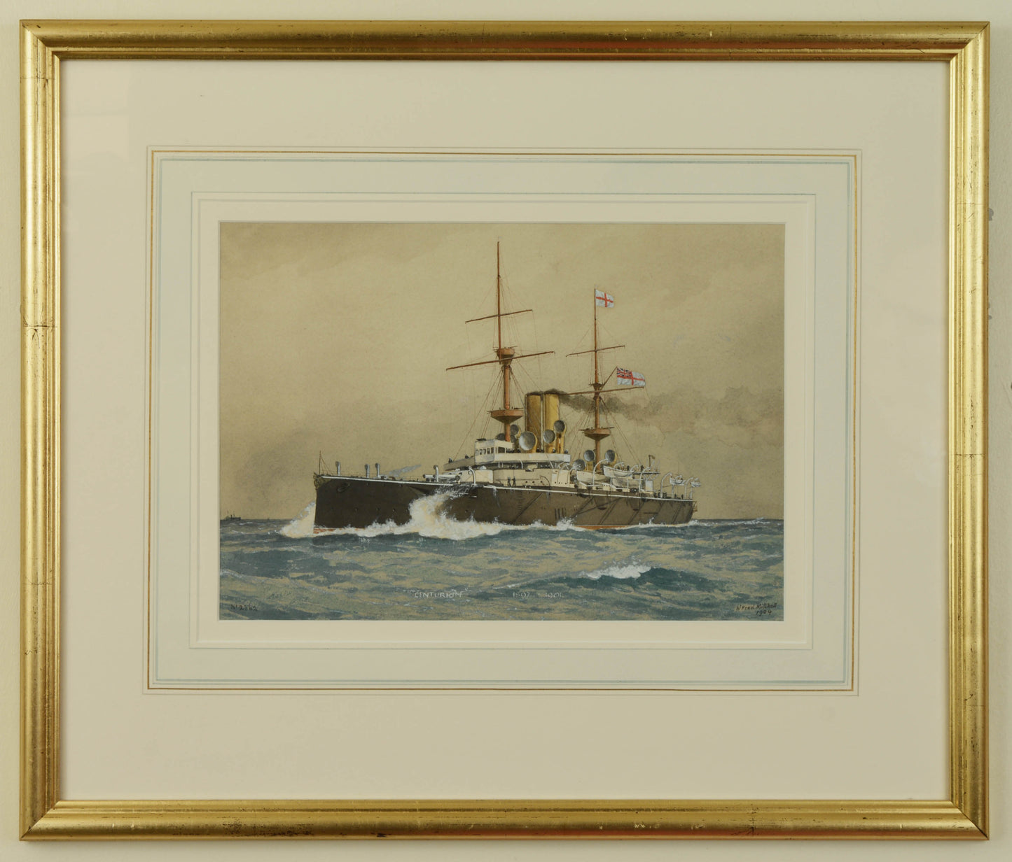 William Frederick Mitchell - HMS Victoria / HMS Centurion / HMS Drake / HMS Ramillies