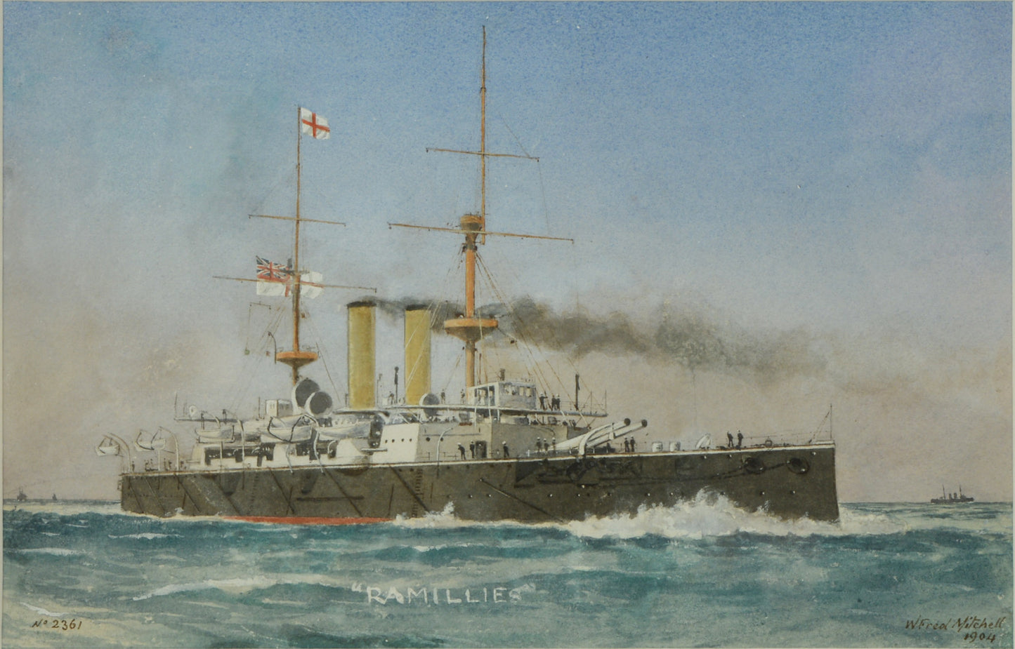William Frederick Mitchell - HMS Victoria / HMS Centurion / HMS Drake / HMS Ramillies