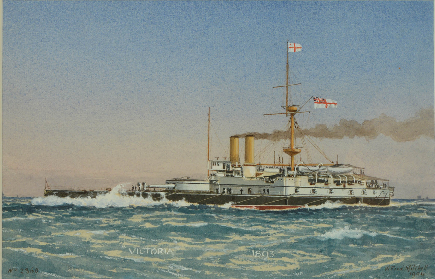 William Frederick Mitchell - HMS Victoria / HMS Centurion / HMS Drake / HMS Ramillies